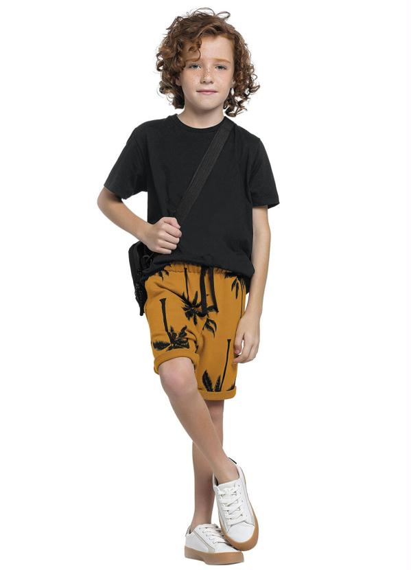 

Bermuda Infantil Masculina Amarelo