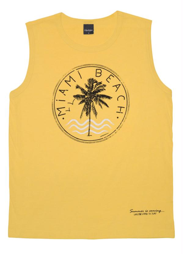 

Regata Beach Masculina Amarelo