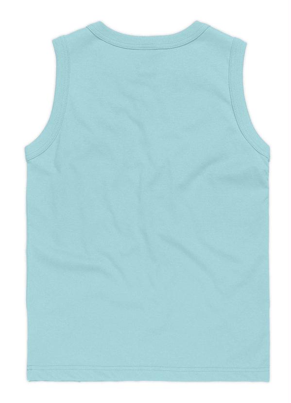 

Camiseta Regata Azul Menino