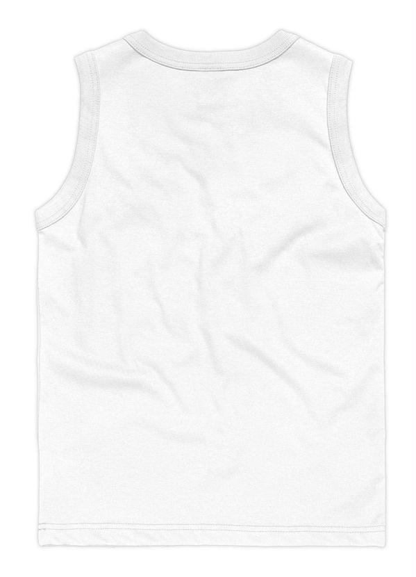 

Camiseta Regata Branca Menino, Branco