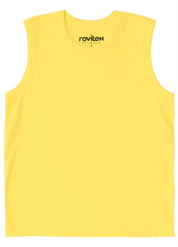 

Regata Básica Infantil Masculina Amarelo