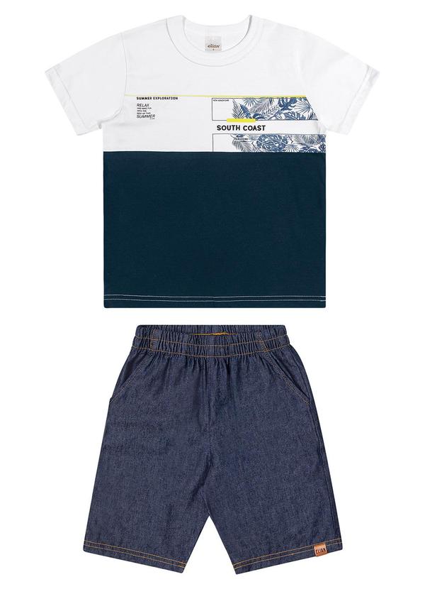 Conjunto Infantil Menino South Coast Branco